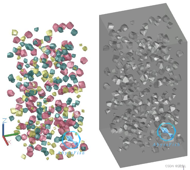 三维多边形颗粒